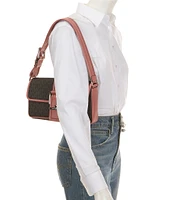Michael Kors Colby Medium MK Signature Shoulder Bag