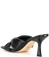 Michael Kors Elena Knotted Leather Sandals