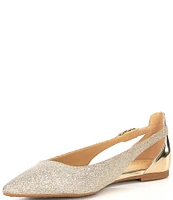 Michael Kors Emily Flex Glitter Fabric Flats