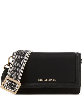 Michael Kors Jet Set Small Phone Web Strap Crossbody Bag