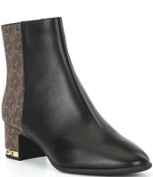 Michael Kors June Flex Nappa Leather Mid Booties