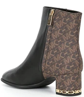 Michael Kors June Flex Nappa Leather Mid Booties