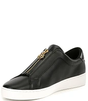 Michael Kors Keaton Leather Zip Sneakers