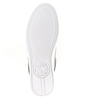 Michael Kors Keaton Leather Zip Sneakers