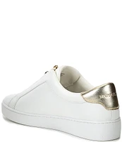 Michael Kors Keaton Leather Zip Sneakers