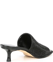 Michael Kors Lara Rhinestone Kitten Heel Dress Slides