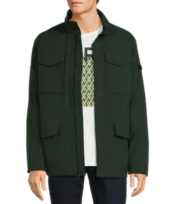 Michael Kors Long Sleeve Field Rain Coat