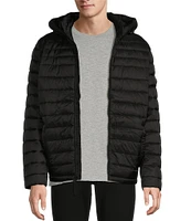 Michael Kors Long Sleeve Hooded Puffer Jacket