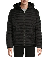 Michael Kors Long Sleeve Hooded Puffer Jacket