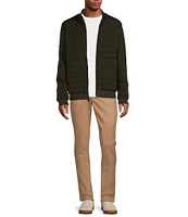 Michael Kors Long Sleeve Mixed-Media Coat