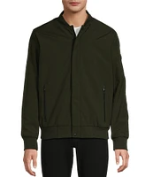 Michael Kors Long Sleeve Soft-Shell Bomber Jacket