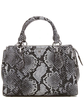 Michael Kors Marilyn Small Snake Embossed Leather Crossbody Bag