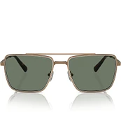 Michael Kors Men's MK1154 58mm Square Aviator Sunglasses