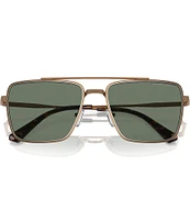 Michael Kors Men's MK1154 58mm Square Aviator Sunglasses