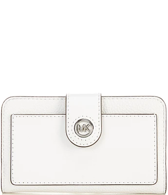 Michael Kors Mercer Charm Medium Tab Pocket Bifold Card Case Wallet