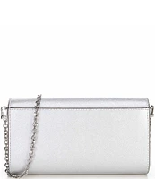 Michael Kors Mona Large Metallic Leather Clutch