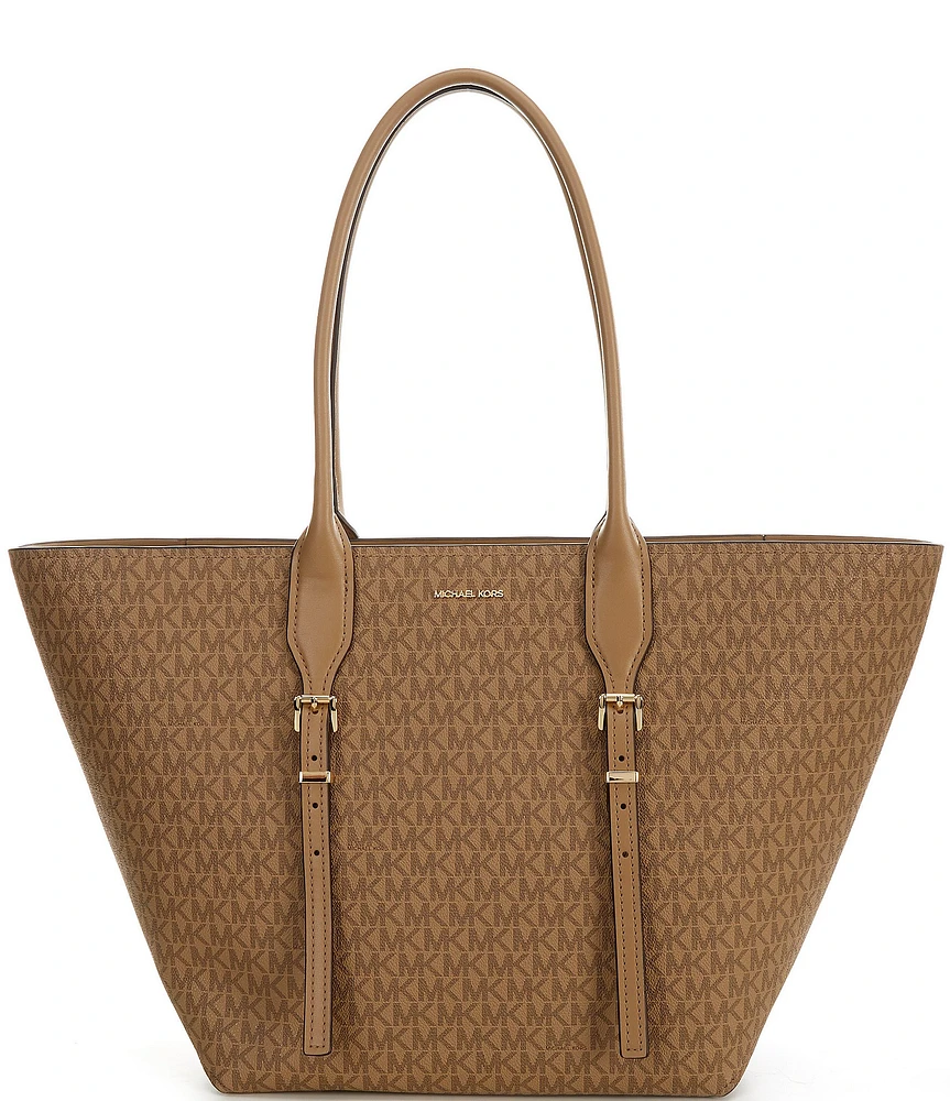 Michael Kors Moore Large Gold Hardware Buckle Tote Bag