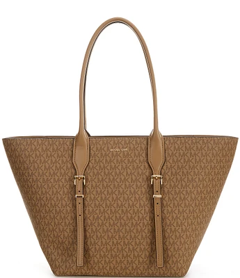 Michael Kors Moore Large Gold Hardware Buckle Tote Bag