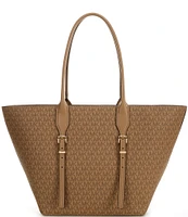 Michael Kors Moore Large Gold Hardware Buckle Tote Bag
