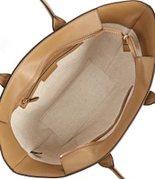 Michael Kors Moore Large Gold Hardware Buckle Tote Bag