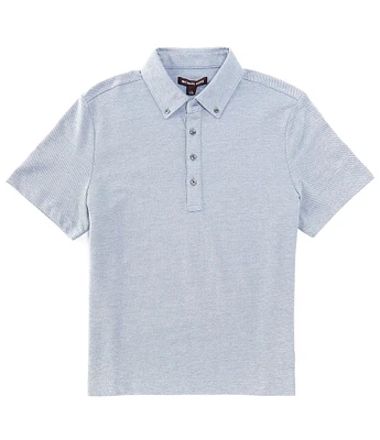 Michael Kors Oxford Pique Short Sleeve Polo Shirt