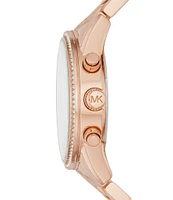 Michael Kors Bryant Pave Chronograph & Date Bracelet Watch