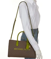 Michael Kors Scarlett Medium East West Satchel Tote Bag