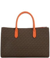 Michael Kors Scarlett Medium East West Satchel Tote Bag