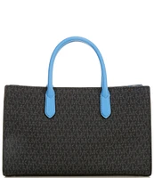 Michael Kors Scarlett Medium East West Satchel Tote Bag