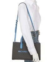 Michael Kors Scarlett Medium East West Satchel Tote Bag