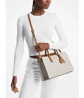 Michael Kors Scarlett Medium Signature Logo Satchel Bag