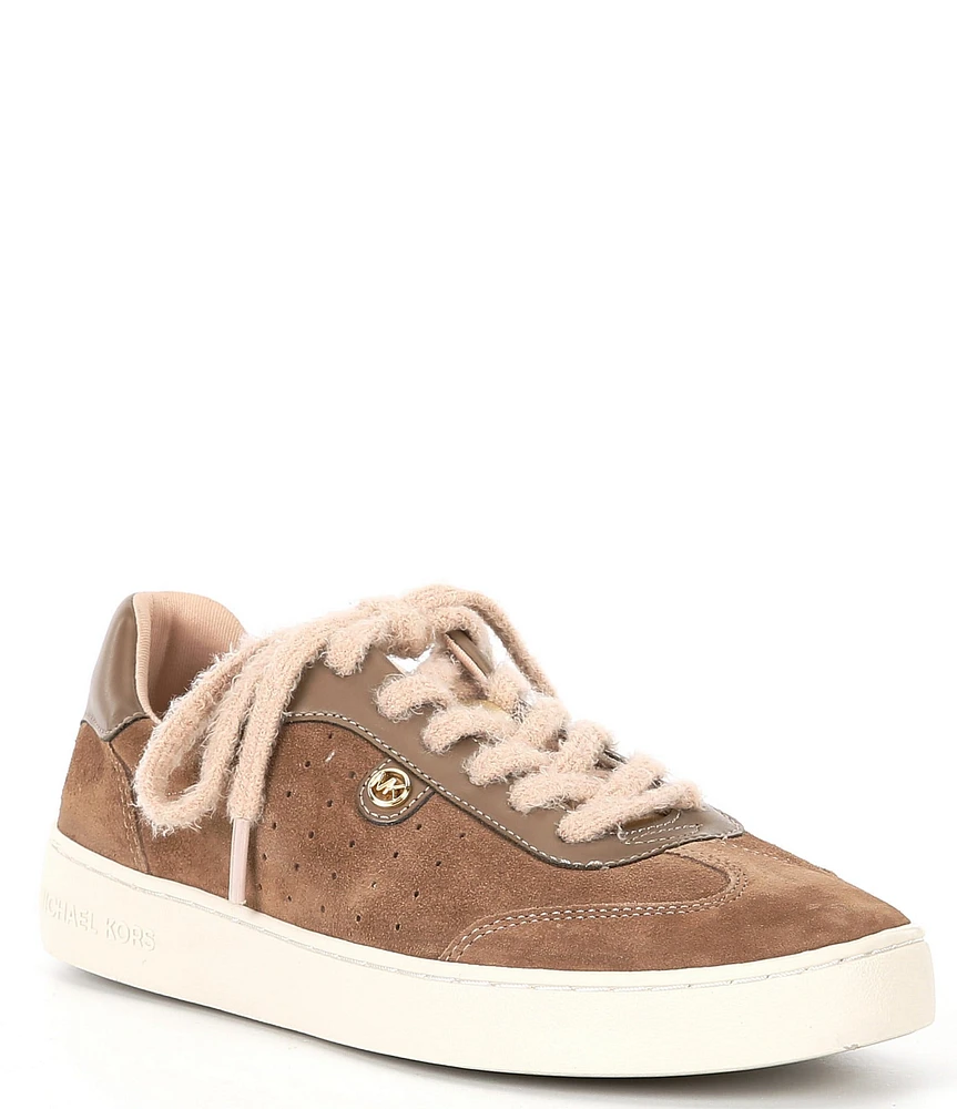 Michael Kors Scotty Lace Up Suede Sneakers