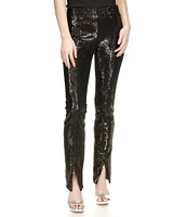 Michael Kors Sequin Split Hem Pull-On Pant