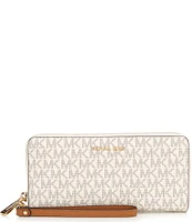 Michael Kors Signature Logo Jet Set Travel Continental Wristlet