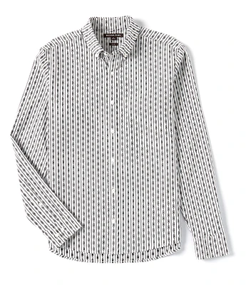 Michael Kors Slim Fit Empire Pinstripe Long Sleeve Woven Shirt