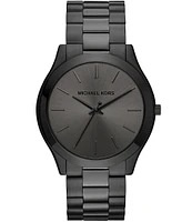 Michael Kors Slim Runway Black Analog Bracelet Watch