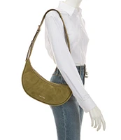 Michael Kors Avra Medium Suede Convertible Sling Crossbody Shoulder Bag