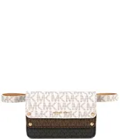 Michael Kors Signature Tri-Logo Magnetic Snap Belt Bag