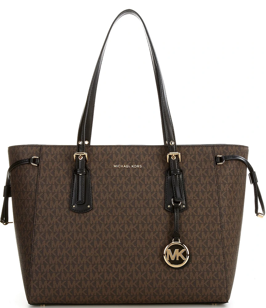 Michael Kors Voyager MK Signature Medium Tote Bag