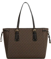 Michael Kors Voyager MK Signature Medium Tote Bag