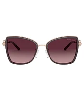 Michael Kors Women's 0MK1067B 55mm Gradient Rose Gold Butterfly Sunglasses