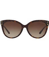 Michael Kors Women's 0MK2045 55mm Gradient Dark Tortoise Cat Eye Sunglasses