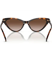 Michael Kors Women's Dark Tortoise Harbour Island 56mm Cat Eye Sunglasses