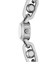 Michael Kors Women's MK Astor Link Two-Hand Metal-Tone Stainless Steel Bracelet Watch
