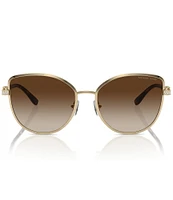 Michael Kors Women's MK1144B 56mm Cat Eye Sunglasses