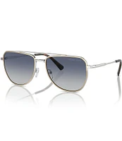 Michael Kors Women's Mk1155 58mm Aviator Sunglasses