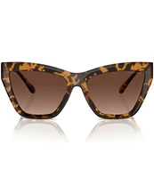 Michael Kors Women's MK2211U 57mm Polarized Tortoise Cat Eye Sunglasses