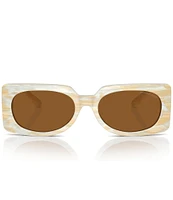 Michael Kors Women's Amber MK2215 56mm Rectangle Sunglasses