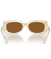 Michael Kors Women's Amber MK2215 56mm Rectangle Sunglasses