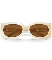 Michael Kors Women's Amber MK2215 56mm Rectangle Sunglasses